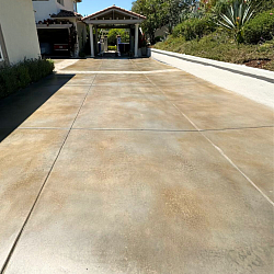 Coval Concrete Satin on Dyed Concrete